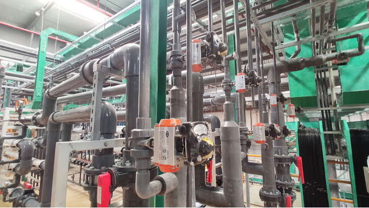 電鍍廢水處理工藝中自然循環(huán)流程